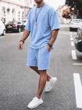 Men's Cool Street Style Oversized Frayed Hem Tracksuit