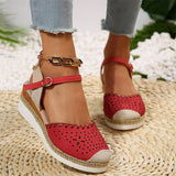 Fashion Closed Toe Hollow Breathable Sandals for Ladies