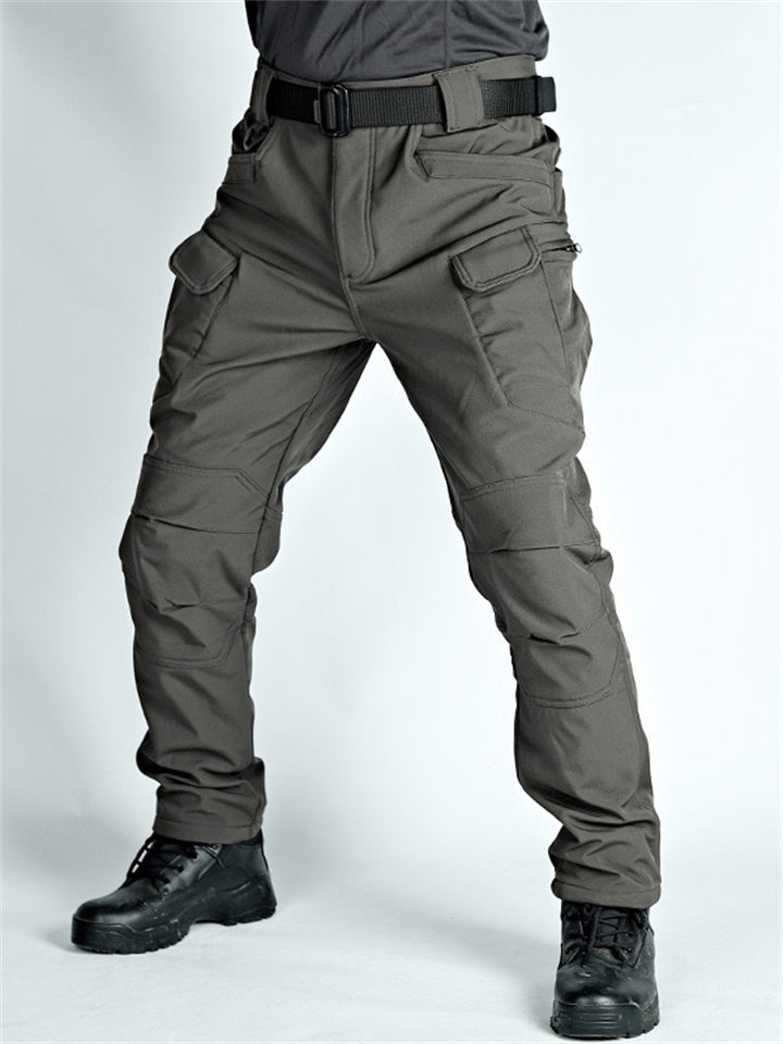 ‌Thermal Lined Tactical Cargo Trousers for Men with Multi Pockets