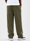 Men's Cool Side Striped Casual Corduroy Pants