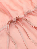 Women's Light Pink Holiday Beach Flowy Dress