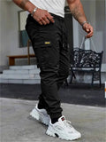 Men's Comfortable Spring Cargo Jogger Trousers with Pockets