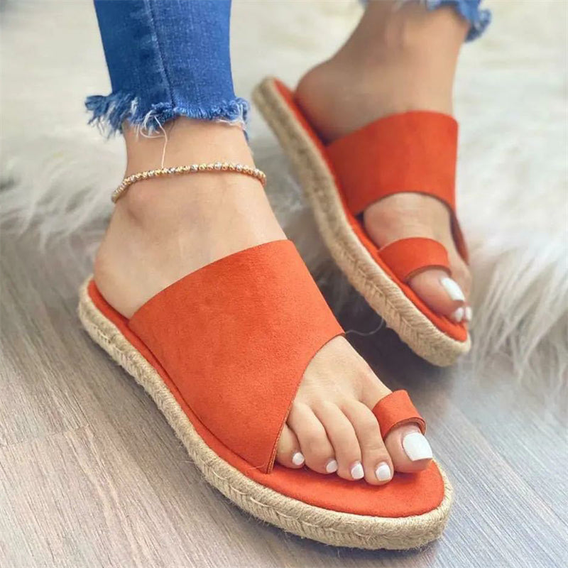 Women's Leisure Flat Set Toe Fisherman Slippers