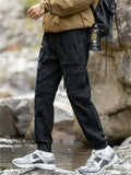 Men's Outdoor Hiking Tactical Cargo Jogger Pants with Pockets