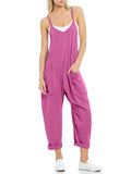 Female Summer Leisure Adjustable Straps Suspender Jumpsuits