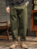 Super Cool Amekaji Style Utility Straight Cargo Pants for Men