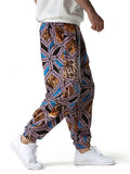 Personalized Printed Front Drawstring Men's Casual Jogger Sweatpants