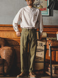 Men's Retro Style Straight Leg American Causal Cargo Pants