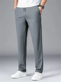 Men's Quick Dry Breathable Casual Ice Silk Straight Leg Pants
