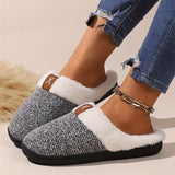 Comfortable Fleece Lined Home Slippers for Women Men