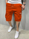 Men's Loose Fit Multi Pocket Summer Casual Cargo Shorts