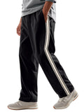 Men's American-style Simple Striped Casual Corduroy Sports Trousers