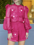 2025 New Design Elegant Women's Fashion Lace Set