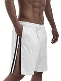 Men's Casual Side Zip Drawstring Beach Shorts