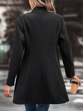 Women's Autumn Elegant Single Breasted Plain Lapel Coats