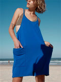 Women's Trendy Solid Color Soft Comfy Short Jumpsuits for Summer