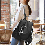 Women's Classic Oxford Cloth Waterproof Travel Anti-theft Backpack