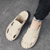 Male's Casual Soft Breathable Closed Toe Slip-Ons Beach Sandals