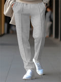 Men's Spring Solid Color Loose Drawstring Sweatpants