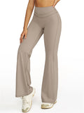High-Waist Slim Fit  Workout Fitness Sports Flared Yoga Pants for Women