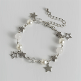Women's Cute Creative Star Pearl Beaded Bracelet