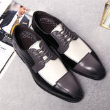 Contrast Color Patchwork Formal Dress Shoes for Male