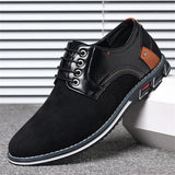 Leisure Round Toe Lace Up Anti Slip Cozy Male Shoes