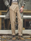 Men's Rerto Casual High Waist Gurkha Pants