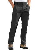 Men's Autumn Solid Color Quick-dry Pockets Outdoor Cargo Trousers