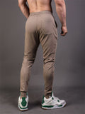 Autumn Solid Color Stretchy Elastic Waist Joggers for Men