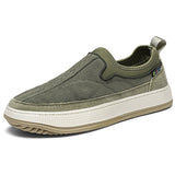 Men's Solid Color Casual Non-slip Slip-Ons Wedges Shoes