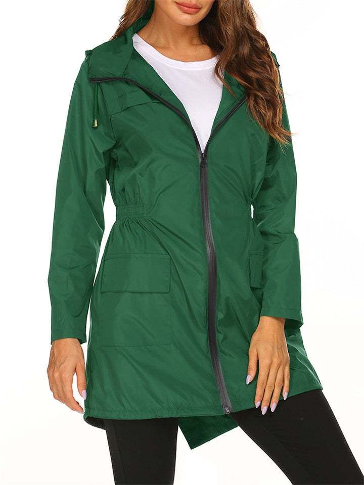 Women's Hooded Waterproof Outdoor Jackets for Winter