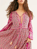 Women's Beach Holiday Boho Style Printed Dress