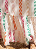 Popular Ethnic Style Printing Ladies Beach Maxi Skirt