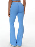 High-Waist Flared Yoga Pants for Women Loose Fit Workout Fitness Pants‌