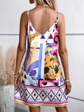 Women's Summer Sexy Holiday Style Print Strappy Dress