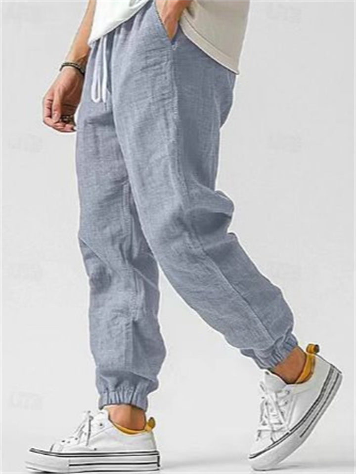 Men's Casual Comfy Ankle Banded Pants for Summer