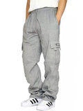 Men's Sports Style Cozy Loose Multi-Pocket Cargo Pants