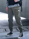 Male Tactical Jogger Hip Hop Cargo Pants Streetwear