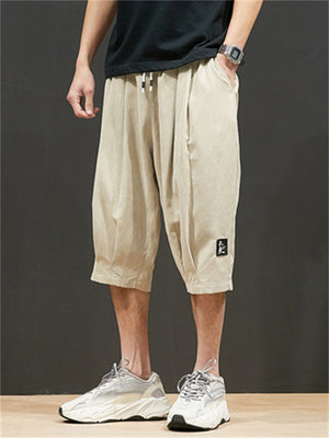 Male Cozy Loose Skin-friendly Drawstring Shorts