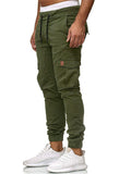Men's Cool Elastic Waist Tapered Cargo Jogger Pants