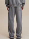 Men's Distressed Loose Casual Sweatpants with Drawstring Waist