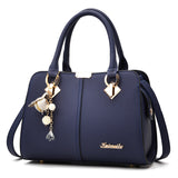 Popular Hard-wearing Female Solid Color Handbags