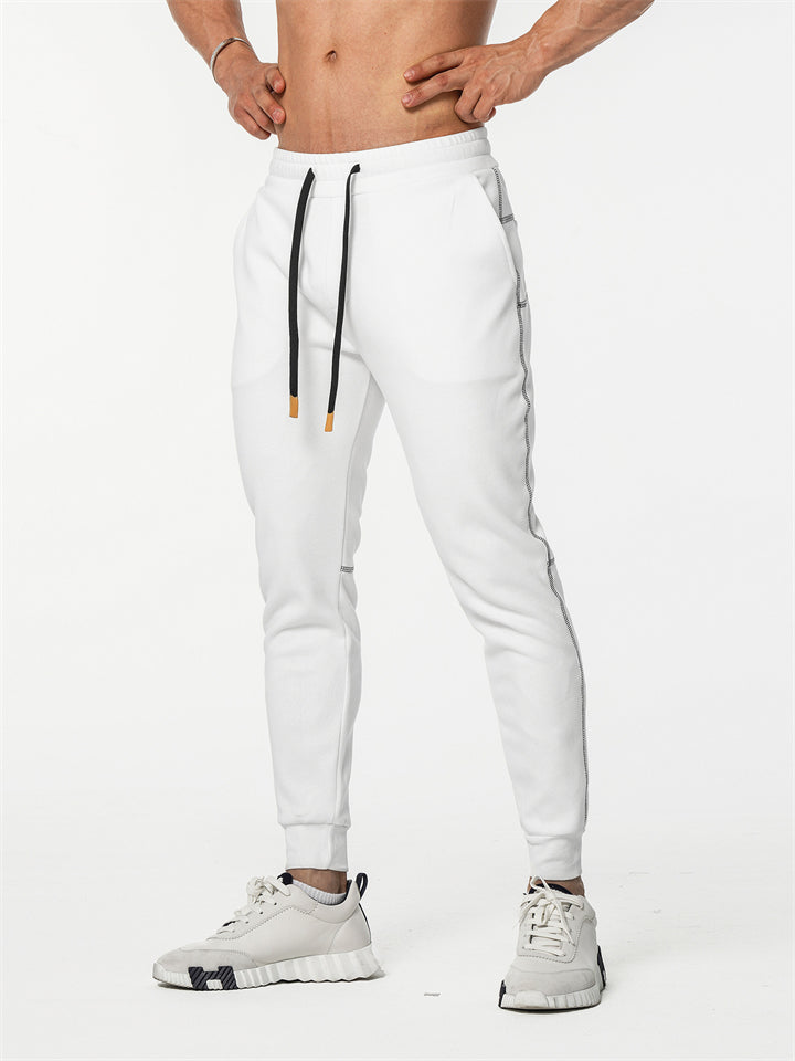 Male Autumn Casual Slim Fit Stretch Sweat Pants