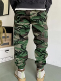 Men's Multi Pockets Regular Fit Camouflage Cargo Jogger Pants