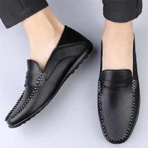 Men's Classic Black&White Business Office Dress Shoes