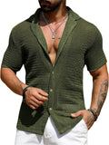 Men's Summer Sexy See-Through Shirts