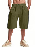 Men's Casual Side Stripe Quick-drying Beach Shorts