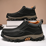 Men's PU Leather Outdoor Comfortable Non-Slip Casual High-Top Boots