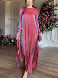 Women's Elegant Reflective Satin Evening Dresses